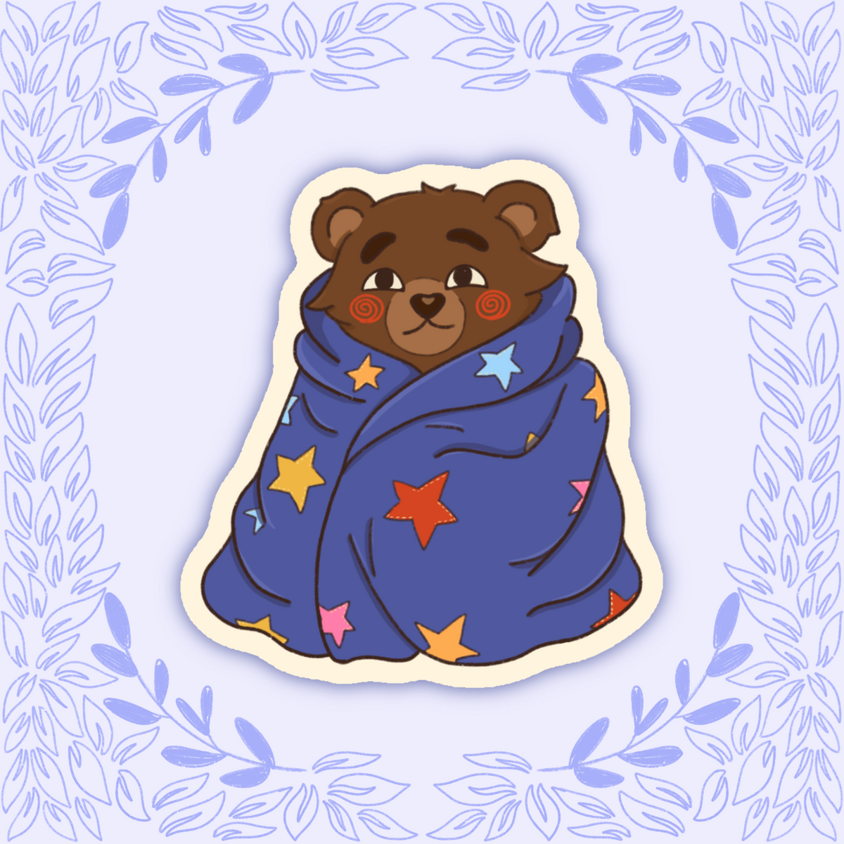 « Ourson dormeur » - Sticker