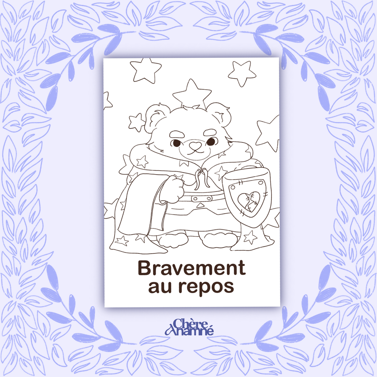 « le gardien du repos » - Coloriage