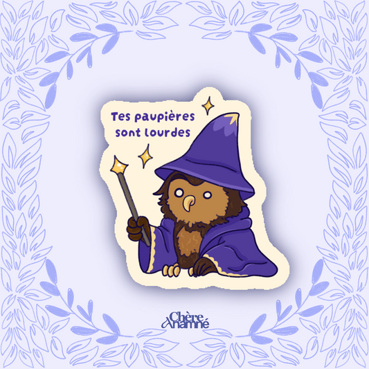 « Le hiboux enchanteur » - Sticker