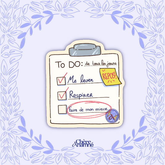 « Rappel quotidien » - Sticker