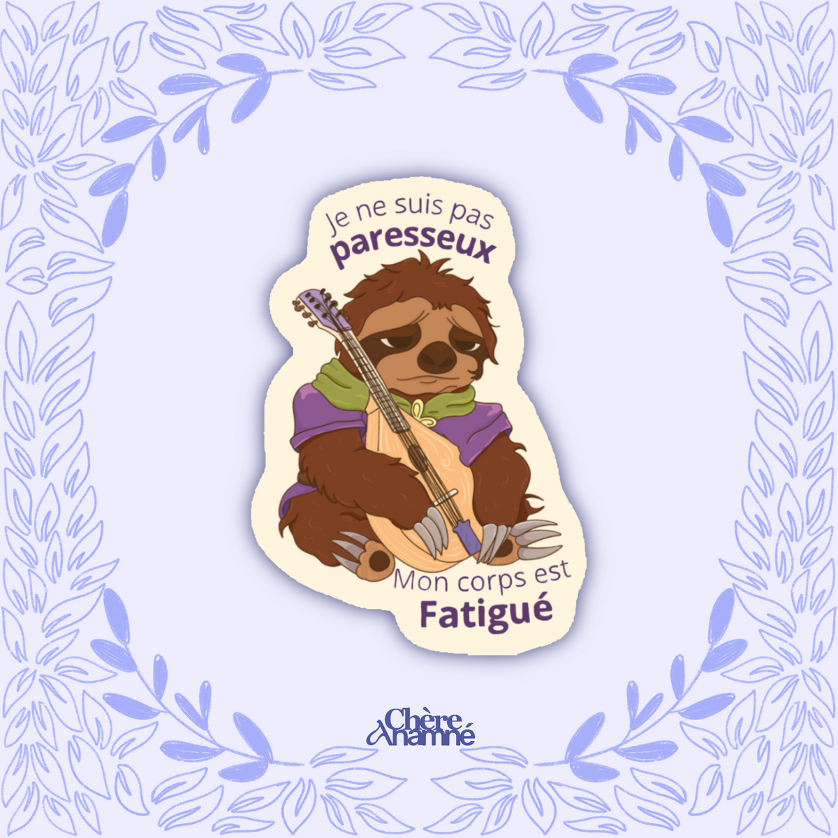 « Sully le barde fatigué » - Sticker (Copie)