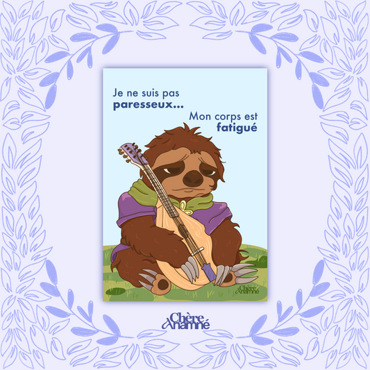 « Sully le barde fatigué » - Illustration