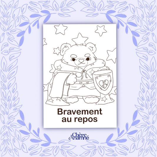 « le gardien du repos » - Coloriage